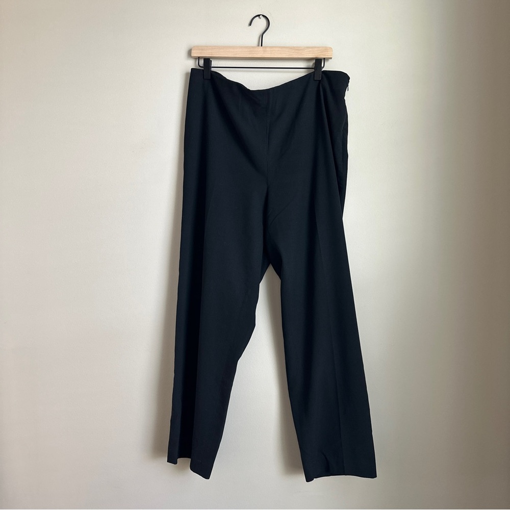 Talbots‎ Women’s Black Classic Side Zip Slim Pants Size 16